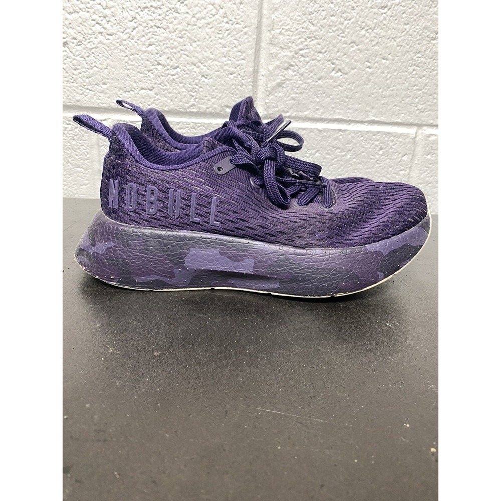 NoBull Allday Ripstop Runner unisex Purple‎ Camo Athletic Shoes W 8 M 6.5